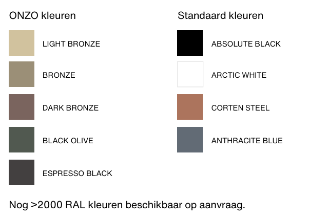 Kleuren ONZO