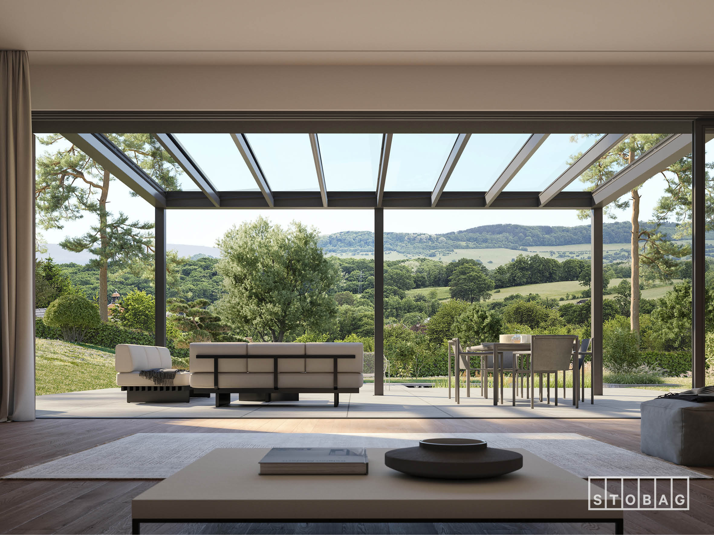 Stobag Vetro Fino glazen dak